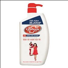 Sữa tắm Lifebuoy sạch khuẩn đỏ 850g
