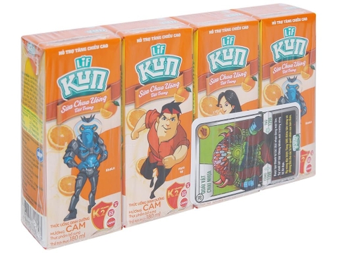 Sữa kun hương cam 180ml