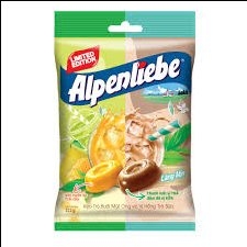 Kẹo Alpenliebe hương trà bưởi mật ong và hồng trà sữa gói 119g