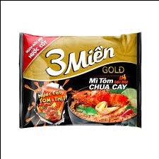 Mì 3 miền tôm chua cay đặc biệt gói 75g