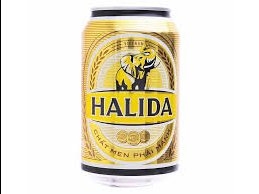 Bia Halida lon 330ml