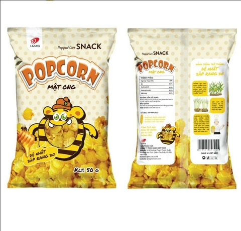 Bỏng ngô Popcorn IAMG vị : mật ong gói 50gram