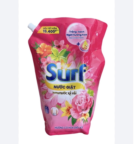 Nước giặt SURF hương cỏ hoa diệu kỳ túi 2,8L