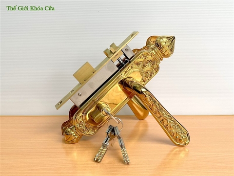 Khóa Đồng Cao Cấp Gold SSA BS-8888-PVD