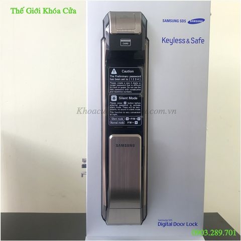 Khóa cửa vân tay sam sung SHS - P718 - Gold