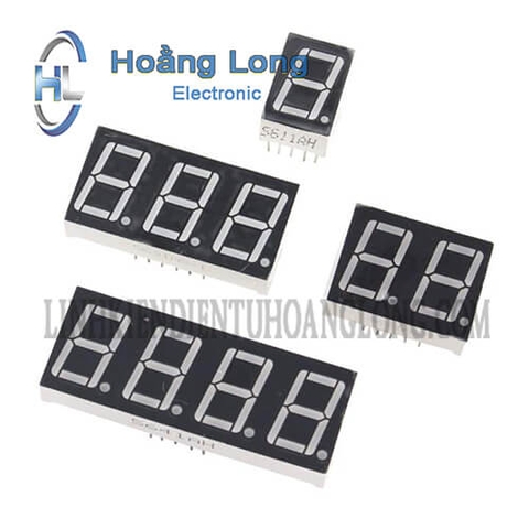 Led 7 Đoạn 0.36 3 Số Anot/BS (Sáng Đỏ)