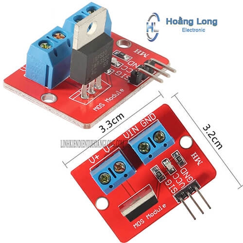 Mạch Điều Khiển Động Cơ DC Mosfet IRF520