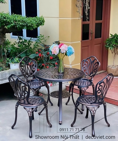 Bàn Ghế Cafe Ngoài Trời 2017T