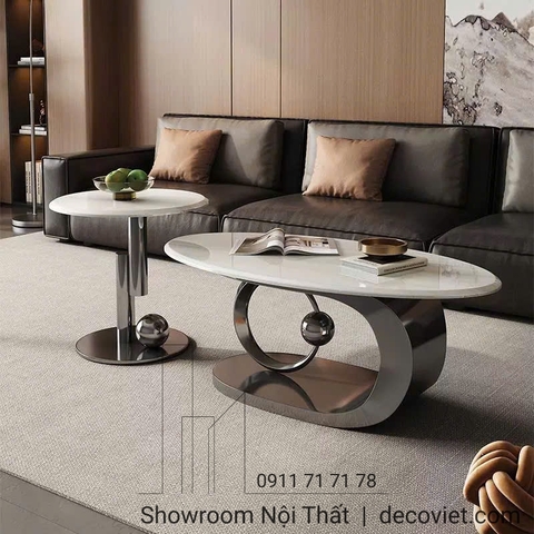 Bàn Sofa Mặt Đá Hiện Đại 396S