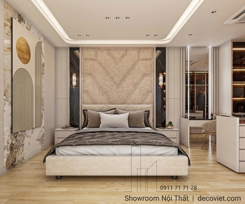 Giường Ngủ Bọc Vải Cao Cấp 135T