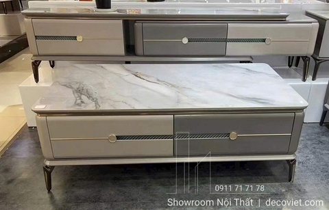 Set Kệ Tivi Nhập Khẩu Mặt Đá 58T