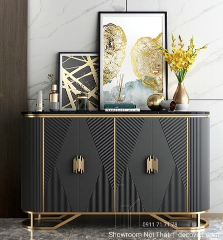 Tủ Giày Gỗ Mạ Vàng 307T