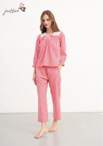 BD Cổ vai phối ren - 40403