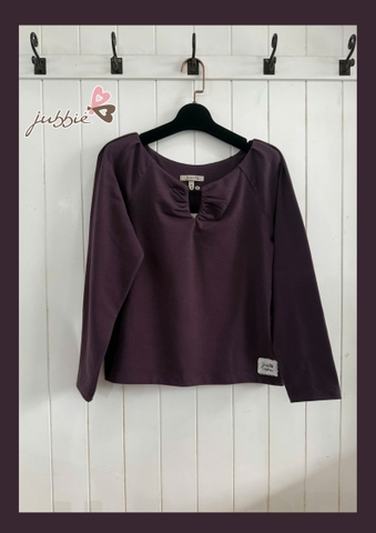 ÁO Cổ tròn 2 nút tay dài - 6035