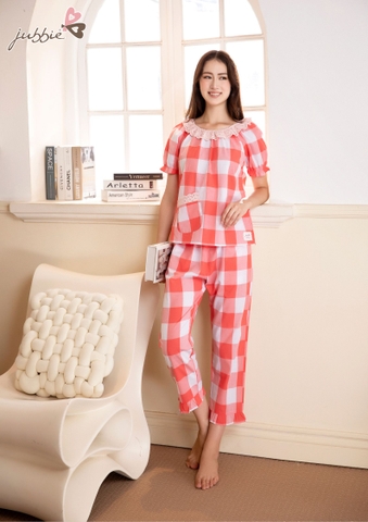 BL Cổ tròn viền ren bèo - 32570