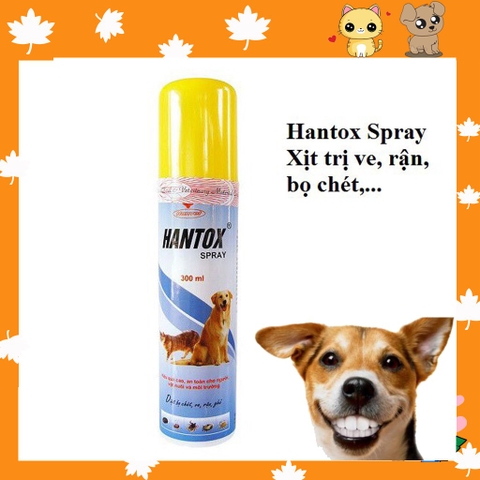 Chai Xịt Diệt Rận Bọ Chét Hantox Spray 300ml