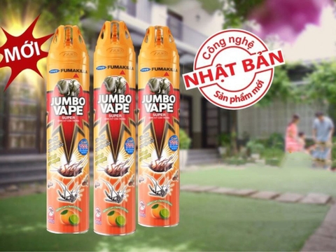 Bình Xịt Muỗi Jumbo 600ml