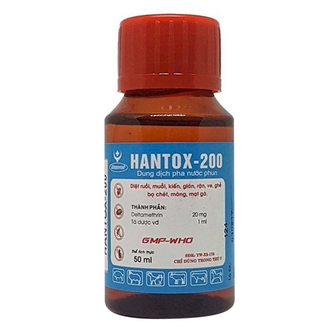 Thuốc Diệt Côn Trùng HANTOX - 200 - Chai 50ml