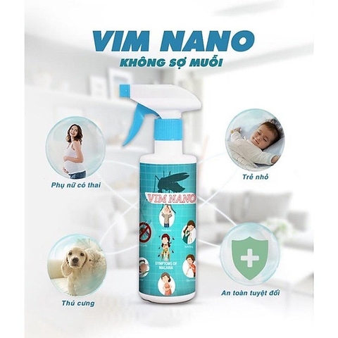 Bình Xịt Đuổi Muỗi - Côn Trùng Vim Nano