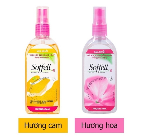 Bình Xịt Chống Muỗi Soffel - 80ml