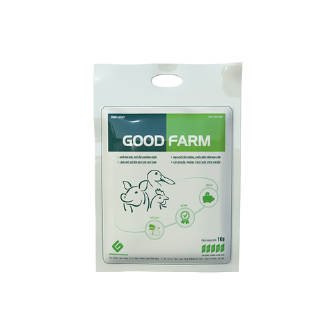 GOOD FARM – Bột lăn hút ẩm, giữ ấm, khử mùi hôi và làm khô chuồng nuôi