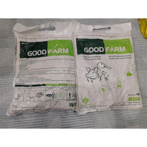 GOOD FARM – Bột lăn hút ẩm, giữ ấm, khử mùi hôi và làm khô chuồng nuôi