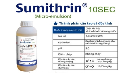 Thuốc Diệt Muỗi Sumithrin 10SEC