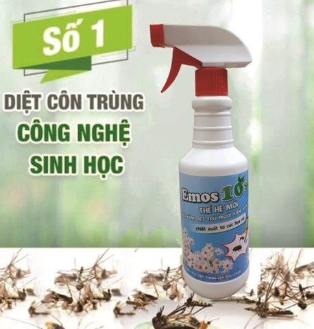 Chai Xịt Diệt Muỗi, Kiến, Gián - Emos 10SC