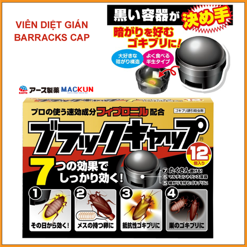Thuốc Diệt Gián Nhật Bản BARRACKS CAP