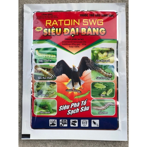 Chế Phẩm Trừ Sâu Sinh Học Ratoin 5WG - Siêu Đại Bàng