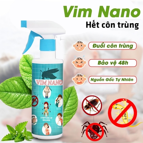 Bình Xịt Đuổi Muỗi - Côn Trùng Vim Nano