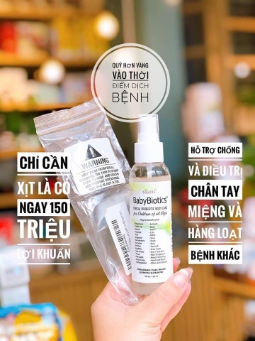 XỊT KHÁNG KHUẨN #BIOTICS 1 LẦN XỊT LÀ 150 TRIỆU VI SINH BÁM TRỤ XUNG QUANH BẢO VỆ BÉ AN TOÀN TUYỆT ĐỐI