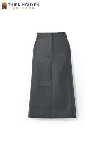 chân váy công sở chữ A màu xám