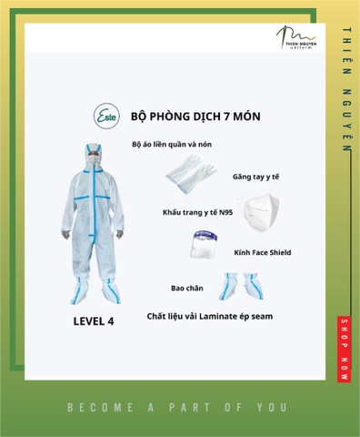 COMBO ĐỒ PHÒNG DỊCH LEVEL 4