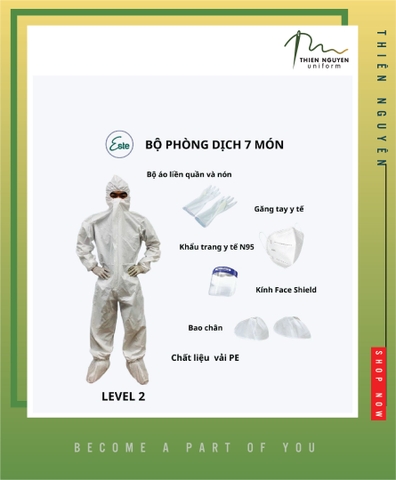 COMBO ĐỒ PHÒNG DỊCH LEVEL 2