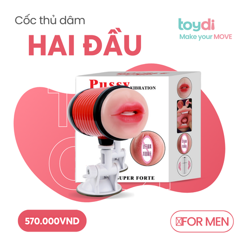 Cốc nam 2 đầu