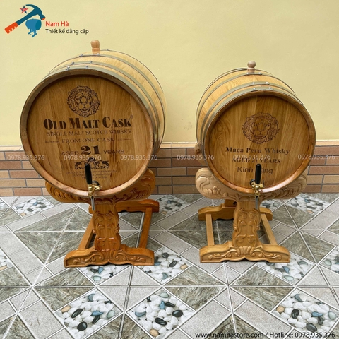 Thùng rượu gỗ sồi 30 lít tại Hà nội