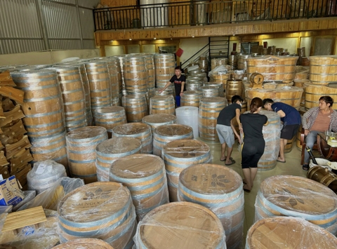 THÙNG GỖ SỒI CÓ DUNG TÍCH NHỎ 10 LÍT TIỆN LỢI DỄ SỬ DỤNG