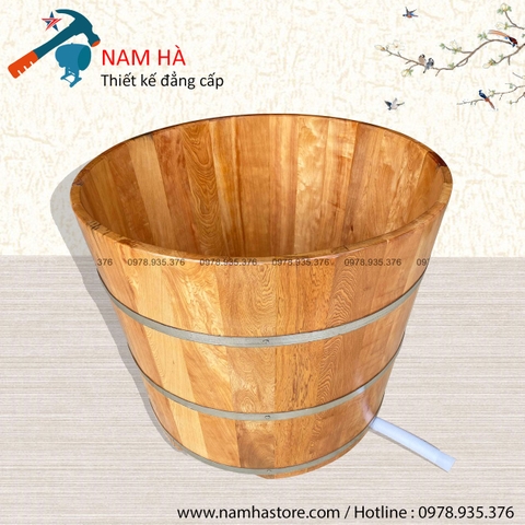 Bồn tắm gỗ Pơ mu Tròn