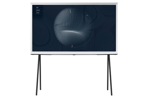 Smart Tivi Kiểu Chữ Có Chân The Serif QLED Samsung 4K 55 inch QA55LS01BAKXXV