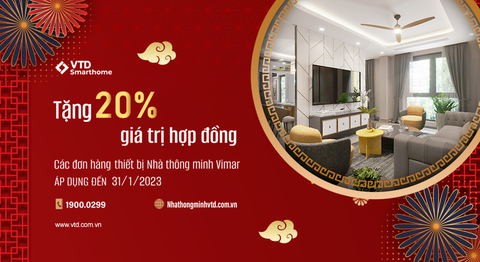 Trang hoàng tổ ấm đón xuân cùng siêu quà tặng từ VTD Smarthome