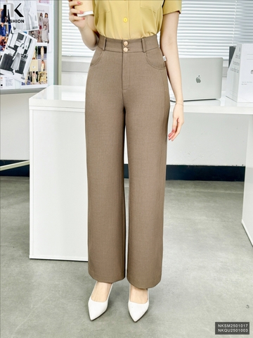 Quần Diễu Dọc Thời Trang, Sang Trọng, Cao Cấp, Chất Vải Mềm, Đứng Form NKQU2501003 ( Không bao gồm SM/PK)