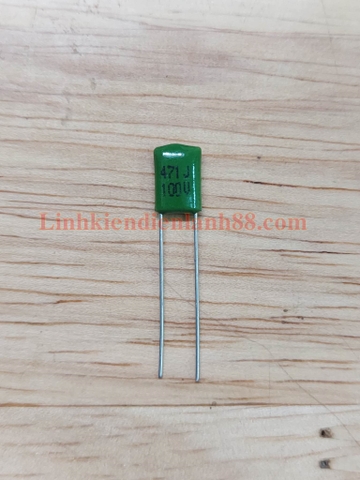 Tụ mica 2A471j 471j 0.47nF 100v.