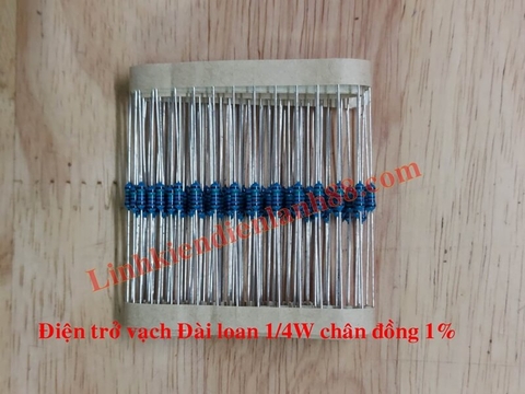 Điện trở vạch 1.8m 1/4W chân đồng 1%