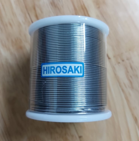 Thiếc Hàn Nhật HIROSAKI 1.0mm 500g siêu bóng bén chất lượng !