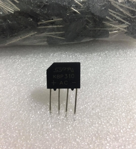 Cầu Diode KBP310 3A 1000v dip-4 mới chính Hãng SEP 100% chân đồng.