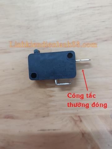 Công tắc 2 chân thường đóng mới ! thường dùng trong máy bơm áp, phao áp nước, lò vi sóng...