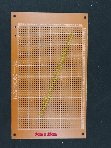 PCB lỗ 9x15cm phíp đồng 1 mặt