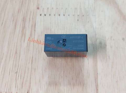 Rơ le HF115f-112VDC 16A 250VAC mới chính hãng. tương đương G5RL-1-E G2RL-1-E. rơ le 8 chân 12v 16A.