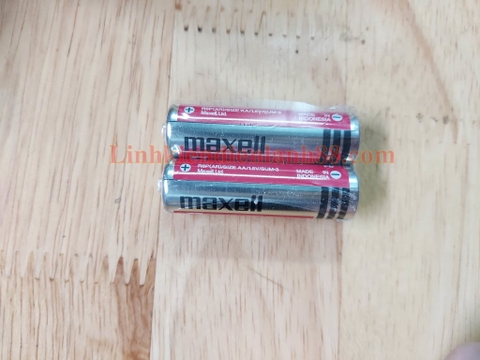 (2 viên) Pin AA maxell đỏ ZIZE 2A 1.5v chính Hãng 100%.